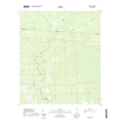 2018 Map of Fargo SW, 2018 Print