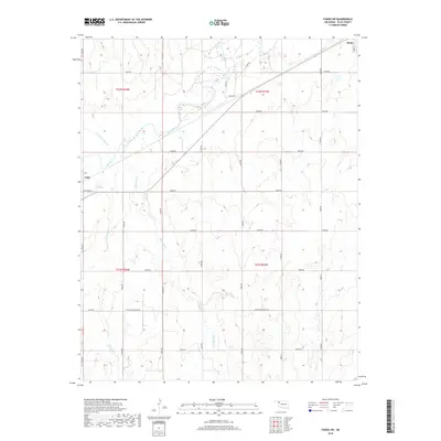 2018 Map of Fargo SW, 2018 Print