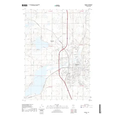 2019 Map of Faribault, 2019 Print