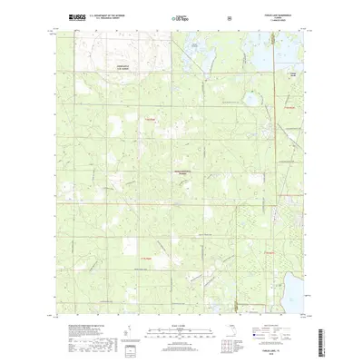 2018 Map of Farles Lake, 2018 Print