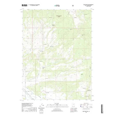 2020 Map of Farm Creek Peak, 2020 Print