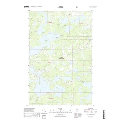 2019 Map of Farm Lake, 2019 Print