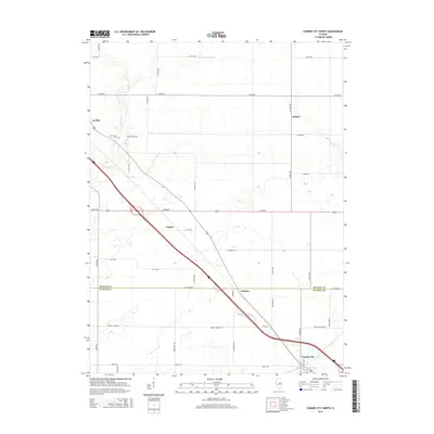 2015 Map of Farmer City North, 2015 Print