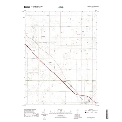 2018 Map of Farmer City North, 2018 Print