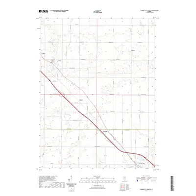 2021 Map of Farmer City North, 2021 Print
