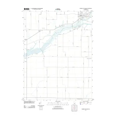2012 Map of Farmer City South, 2012 Print