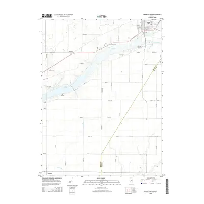 2015 Map of Farmer City South, 2015 Print