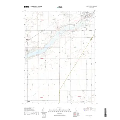 2018 Map of Farmer City South, 2018 Print