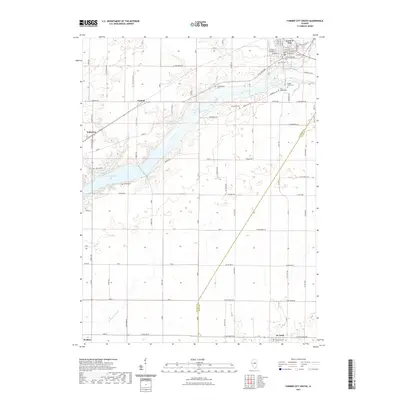 2021 Map of Farmer City South, 2021 Print