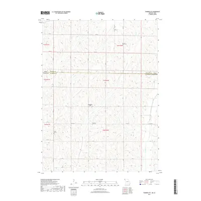 2017 Map of Farmers City, 2017 Print