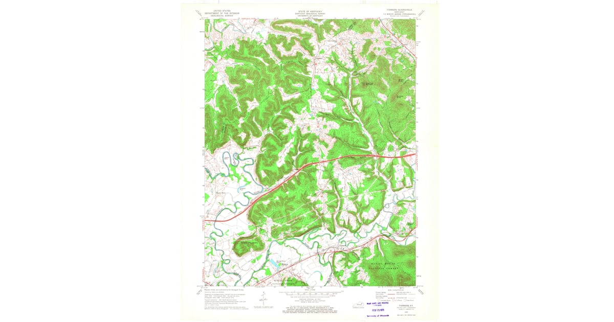 1970s Maps of Fleming County, KY | Pastmaps