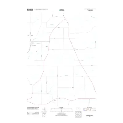 2013 Map of Farmersburg, 2013 Print