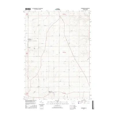 2015 Map of Farmersburg, 2015 Print