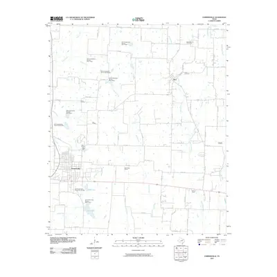 2010 Map of Farmersville, 2010 Print