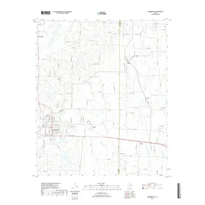 2019 Map of Farmersville, 2019 Print
