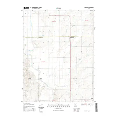 2015 Map of Farmersville, 2015 Print