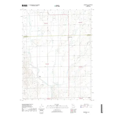 2017 Map of Farmersville, 2017 Print