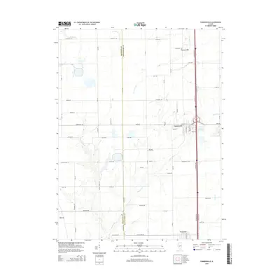 2015 Map of Farmersville, 2015 Print