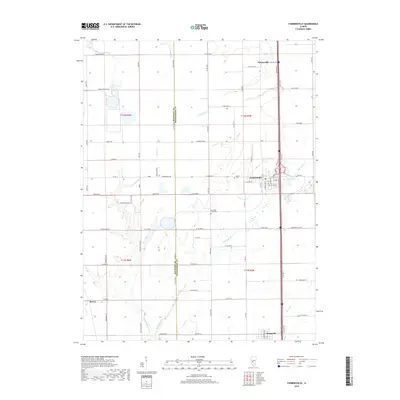 2018 Map of Farmersville, 2018 Print