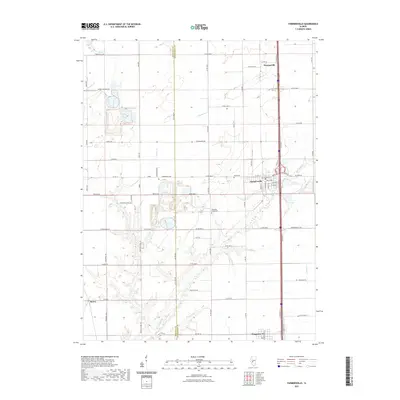 2021 Map of Farmersville, 2021 Print
