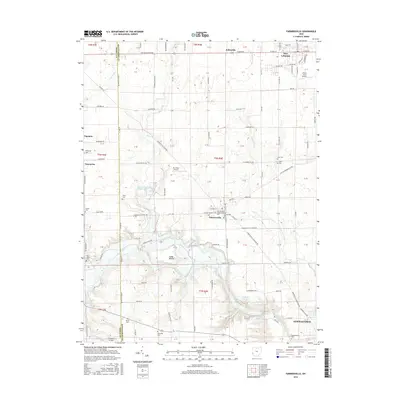 2016 Map of Farmersville, 2016 Print