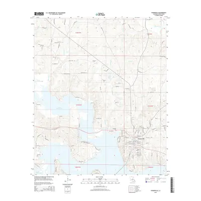 2015 Map of Farmerville, 2015 Print