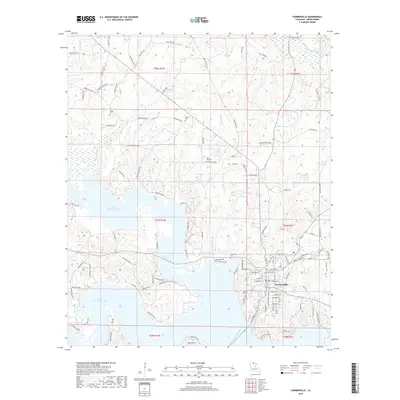 2018 Map of Farmerville, 2018 Print