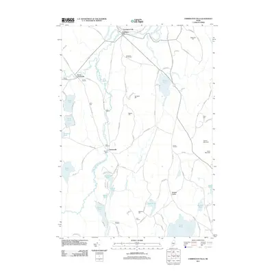 2011 Map of Farmington Falls, 2011 Print