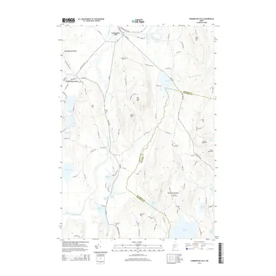 2014 Map of Farmington Falls, 2014 Print