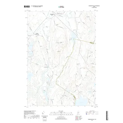 2018 Map of Farmington Falls, 2018 Print