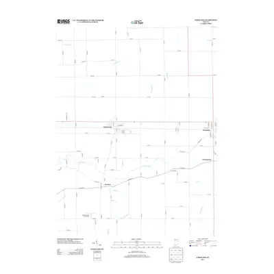2013 Map of Farmland, 2013 Print