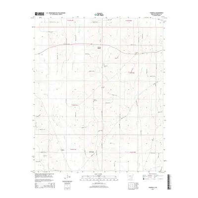 2014 Map of Farmville, 2014 Print