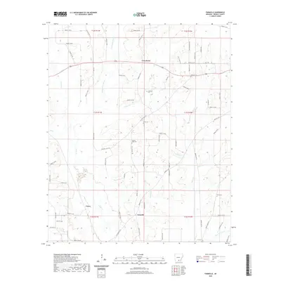 2020 Map of Farmville, 2020 Print