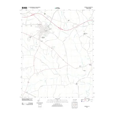 2010 Map of Farmville, 2010 Print