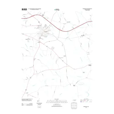 2013 Map of Farmville, 2013 Print