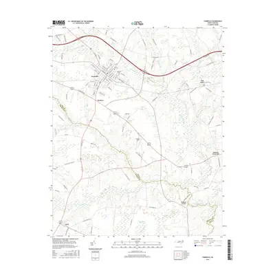 2016 Map of Farmville, 2016 Print
