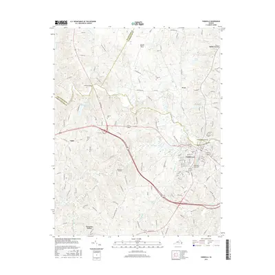 2016 Map of Farmville, 2016 Print