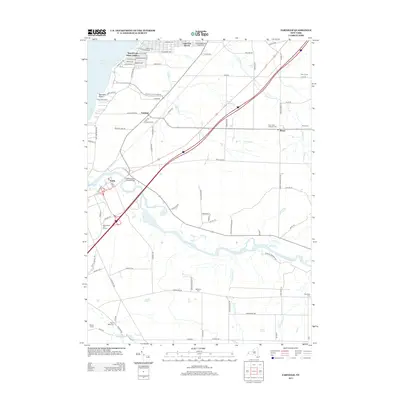2013 Map of Farnham, 2013 Print
