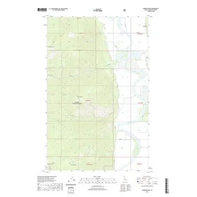 2020 Map of Farnham Peak, 2020 Print