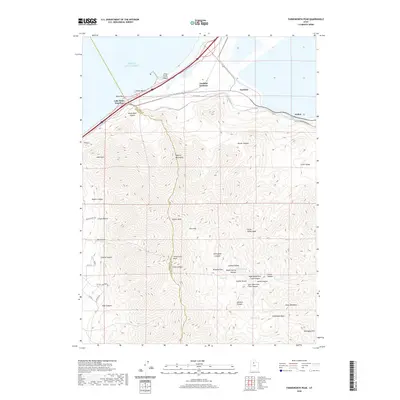 2020 Map of Farnsworth Peak, 2020 Print