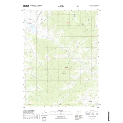 2019 Map of Farnum Peak, 2019 Print