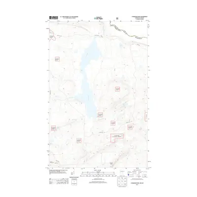 2013 Map of Farquhar Peak, 2013 Print