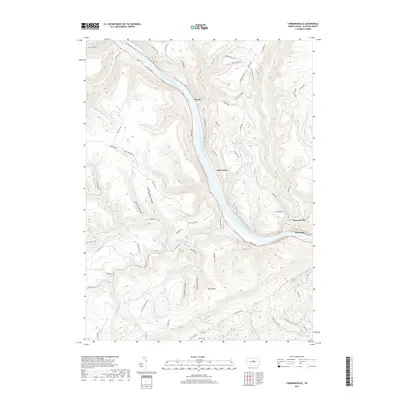 2019 Map of Farrandsville, 2019 Print
