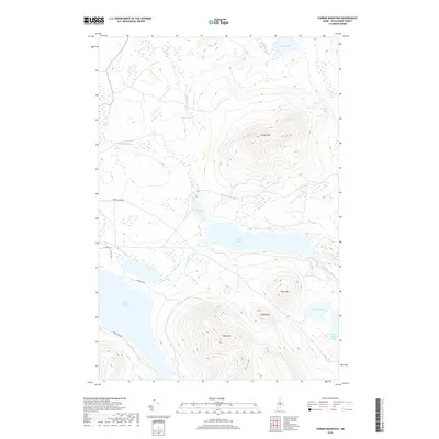 2018 Map of Farrar Mountain, 2018 Print