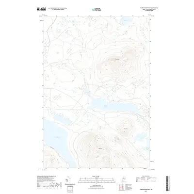 2021 Map of Farrar Mountain, 2021 Print