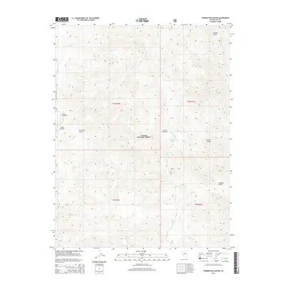 2014 Map of Farrington Canyon, 2014 Print