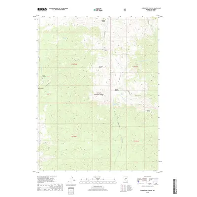 2018 Map of Farrington Canyon, 2018 Print