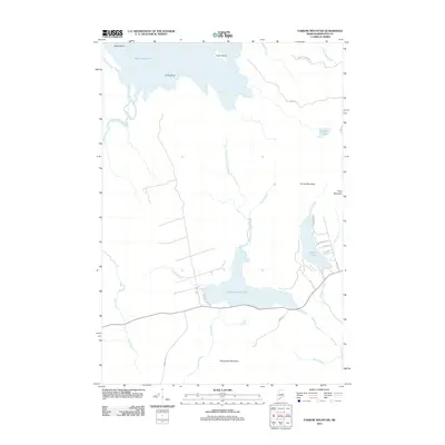 2011 Map of Farrow Mountain, 2011 Print