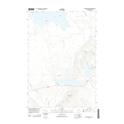 2014 Map of Farrow Mountain, 2014 Print