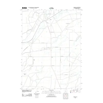 2012 Map of Farson, 2012 Print